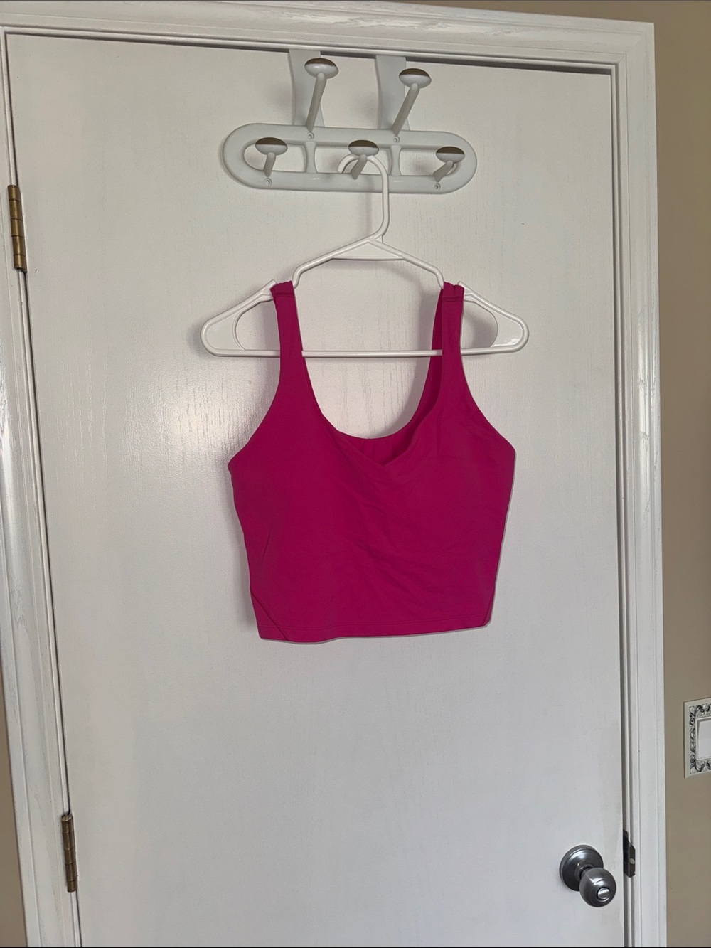 lululemon athletica Pink Cropped Tank Top - align scoop back